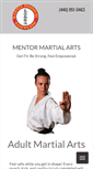 Mobile Screenshot of mentorkarate.com